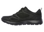 SKECHERS, sportiga damsneakers, med nappaläderdetaljer, 